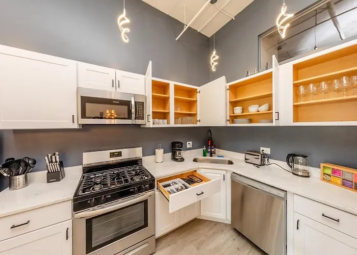 Massive Luxury 5br Loft Near Mccormick - 12 Guests Apartment